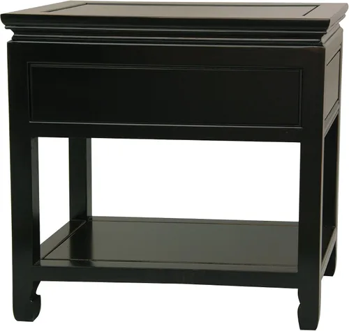 Vista 5 de Red Lantern Elegante mesa auxiliar - Negro antiguo Negro (Antique Black)