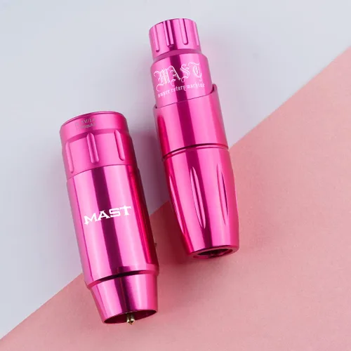 Vista 5 de Kit de bolígrafo de tatuaje Mast Tour, fuente de alimentación inalámbrica para tatuaje, kit de ametralladora de tatuaje, 20 agujas de tatuaje