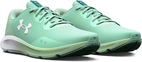 Vista 5 de Under Armour Charged Pursuit 3 - Tenis de correr para mujer, Negro