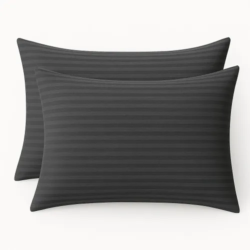 Vista 14 de COTTON STICH Juego de 2 fundas de almohada para niños pequeños, mini fundas de almohada de algodón de 600 hilos, fundas de almohada suaves y ligeras