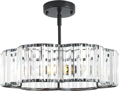 Vista 10 de Candelabro pequeño de cristal dorado, lámpara moderna de 3 luces para comedor sobre la mesa, accesorio de iluminación redondo para pasillo