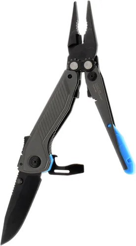 Vista 4 de SOG Everyday Daily Solution EDC CRYO D2 Steel - Multiherramienta compacta de acero de tamaño de bolsillo Flash MT, 7 herramientas, carcasa de acero