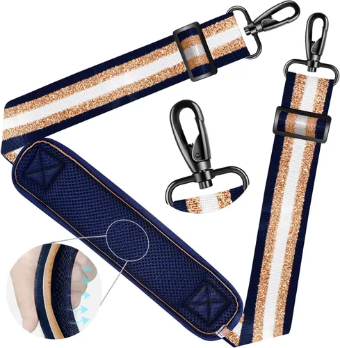 Vista 67 de ZINZ Correa de hombro universal de 59 pulgadas con almohadilla transpirable fija ultra gruesa, correa de hombro ajustable y resistente para bolsa
