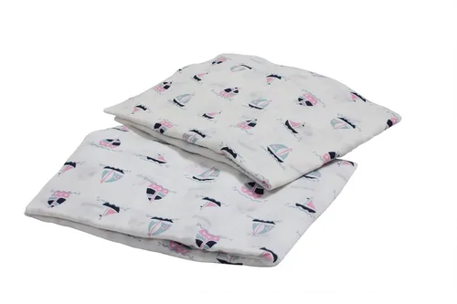 Vista 8 de Bacati - Little Sailor - Sábanas bajeras para cuna de bebé, sedosas, suaves, transpirables, 100% muselina de algodón, se adapta a colchones estándar