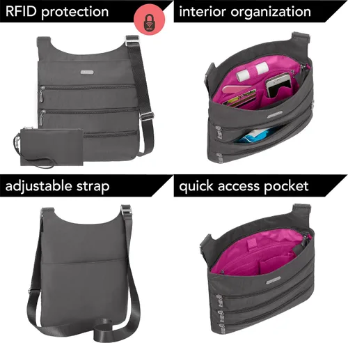 Vista 3 de Baggallini Big Zipper Bagg with RFID