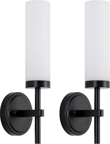 Vista 10 de Juego de 2 apliques de pared de níquel cepillado que funcionan con pilas, iluminación de pared inalámbrica recargable con control remoto, luces