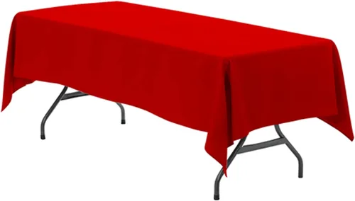 Vista 61 de Your Chair Covers - Mantel rectangular de poliéster sin costuras de alta calidad de 60 pulgadas de ancho x 102 pulgadas de largo - Negro - Mantel