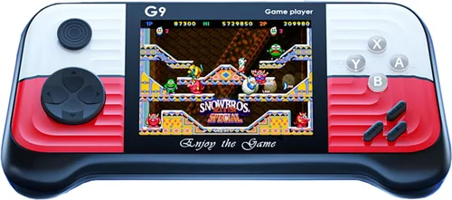 Vista 7 de Mini videojuegos retro portátiles de mano, consola de juegos de mano con juegos clásicos de FC, pantalla a color de 3.0", regalo de cumpleaños