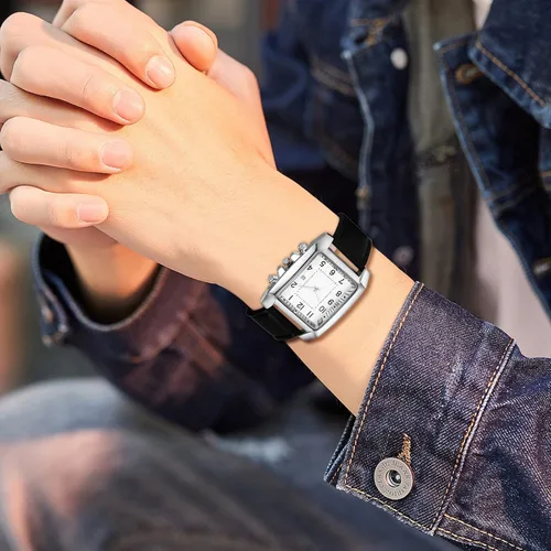 Vista 4 de Avaner Reloj cuadrado para hombre