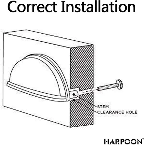 Vista 6 de HARPOON Paquete de 10 tiradores para cajones de tazas de latón antiguo, tiradores de gabinete de cocina de 3 pulgadas y 2.992 in