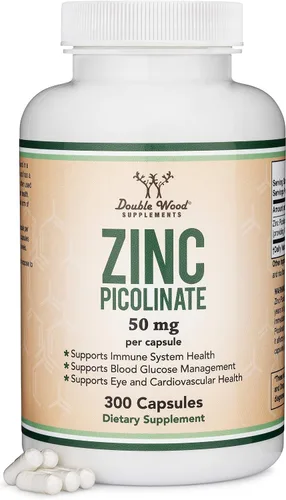 Vista 3 de Double Wood Supplements Paquete de quercetina y zinc: apoya la salud del sistema inmunológico (120 unidades de quercetina y 300 unidades de zinc)