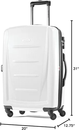 Vista 59 de Samsonite Winfield 2 Equipaje rígido con ruedas giratorias, Azul profundo, Juego de 3 piezas (20/24/28)