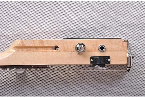 Vista 5 de Actualización Guitarra Eléctrica 6 Trastes Práctica de Plástico 6 Cuerdas Guitarra Acústica Entrenador Herramienta Partes Gadget Portátil Guitarra