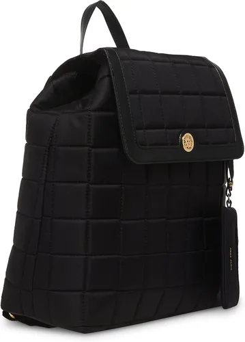Vista 2 de Anne Klein Mochila acolchada de nailon para mujer, NegroNegroNegro-Coñac-Blanco, talla única