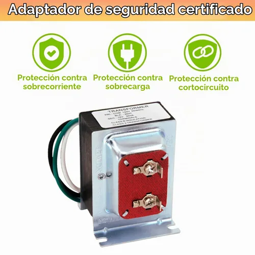 Vista 4 de Transformador de Timbre para Ring Video Doorbell, 16v 30va Transformador de Timbre Cableado Fuente de Alimentación, Compatible con Ring, Nest Hello