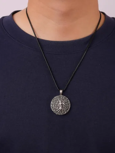 Vista 7 de HAQUIL Viking Celtic Wiccan Tree of Life Pendant Necklace, Tree of Life Jewelry Gifts for Men and Women