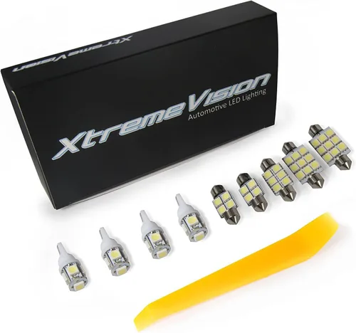 Vista 9 de XtremeVision LED interior para BMW Serie 3 E90 E92 M3 2006-2012 (18 piezas) kit de LED interior azul + herramienta de instalación
