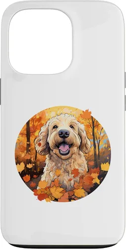 Vista 10 de Goldendoodle Autumn Funny Dog Fall Case for iPhone 17