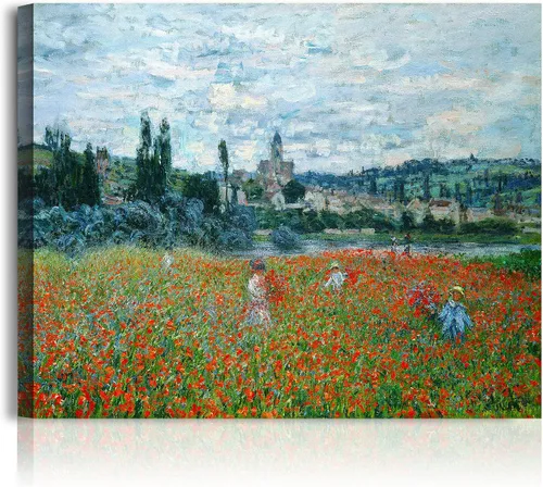 Vista 263 de A&T ARTWORK Antibes Seen from The Salis Gardens de Claude Monet Las Obras de Arte Clásico Mundial Reproducciones, Impresiones de Arte en Lienzo