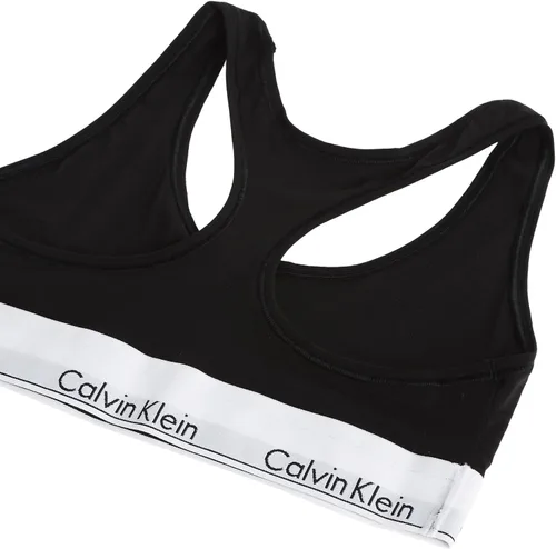 Vista 8 de Calvin Klein - Brasier de algodón moderno, sin alambres y sin forro para mujer