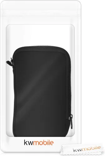 Vista 6 de kwmobile - Funda de transporte para Nintendo 2DS XL neopreno color negro Negro