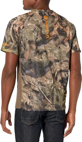 Vista 2 de Nomad Men's Pursuit Short Sleeve Shirt Hunting Shirt W/Sun Protection Mossy Oak Droptine Camo