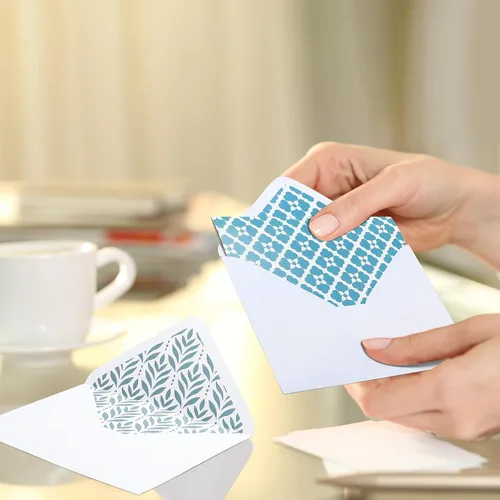 Vista 4 de Tenceur 100 Pack Assorted Blank Note Cards with Envelopes and Stickers Floral Greeting Cards 4 x 6 Inch Stationary Postcards for Office Home