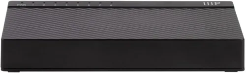 Vista 5 de Monoprice Switch de escritorio no administrado Gigabit Ethernet de 8 puertos - 10/100/1000Mbps, RJ45, IEEE 802.3ab, Plug-n-Play, diseño sin
