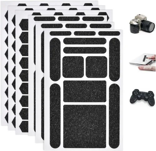 Vista 8 de 5 piezas de cinta de agarre para teléfono, calcomanías de agarre para dedos, kit de tracción adhesiva para fundas de teléfonos celulares, mouse 5