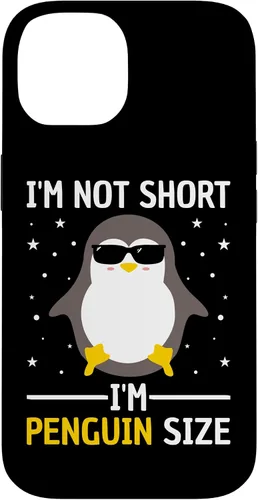 Vista 4 de I'm Not Short I'm Penguin Size Men Women Funny Penguin Lover Case for iPhone 17