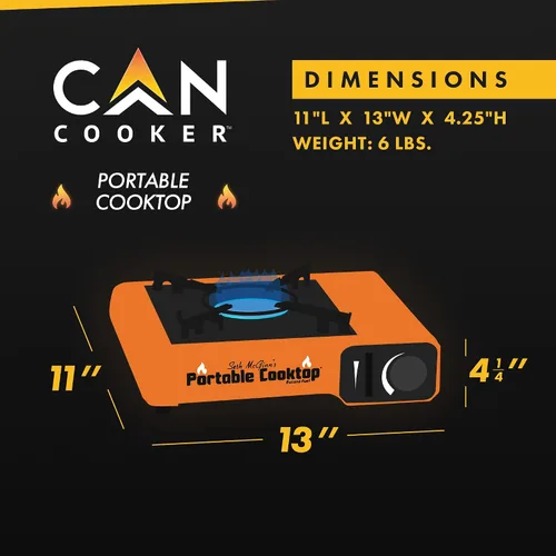 Vista 3 de CanCooker Estufa portátil de butano Paquete de 2