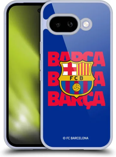 Vista 15 de Head Case Designs Funda de gel con licencia oficial del FC Barcelona Barca Crest Graphics [protección de grado militar] compatible con Google Pixel 3