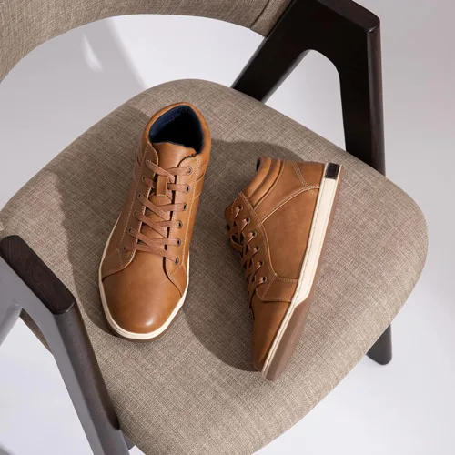 Vista 6 de Jousen - Tenis a la moda para hombre, tenis de vestir, botas para hombre