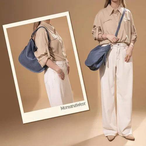 Vista 2 de Montana West Bolsos Hobo para mujer Bolsos de hombro y bolsos