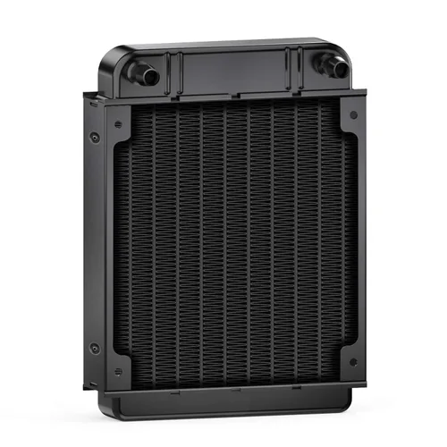Vista 12 de Clyxgs Radiador de refrigeración por agua, radiador intercambiador de calor de aluminio de 12 tubos con tubo para PC CPU, computadora, sistema