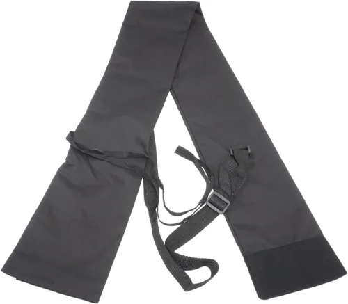 Vista 8 de Bolsa de transporte de espada con correa - Estuche de transporte de espada samurái de gran tamaño Katana Bokken Parte inferior de cuero con correa
