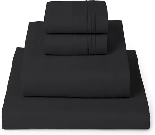 Vista 10 de Mellanni Juego de sábanas Twin XL - Juego de ropa de cama de 4 piezas de la colección icónica, (incluyendo 2 fundas de almohada), bolsillo profundo