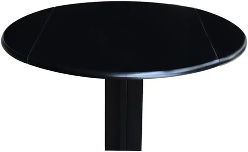Vista 9 de International Concepts - Mesa de comedor de doble hoja caída, 36 pulgadas, color negro