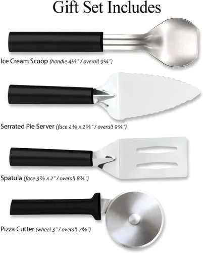 Vista 2 de Rada Cutlery Ultimate Utensil Gift Set (G250), Negro
