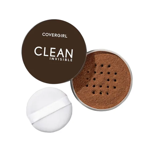 Vista 14 de COVERGIRL Clean Invisible - Polvo suelto, polvo fijador, fórmula vegana, luz translúcida, 0.7 onzas (paquete de 2)