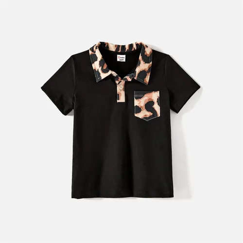 Vista 5 de PATPAT Conjuntos familiares a juego para mamá y yo con tirantes delgados, vestidos casuales sin mangas y camisetas de manga corta