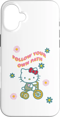 Vista 23 de iPhone 13 Pro Max Sigue tu propio camino con funda Hello Kitty