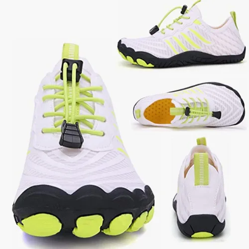 Vista 2 de Zapatos de playa para hombre y mujer, zapatos de senderismo descalzo, ligeros, para rafting, roca, río, zapatos de agua para mujer