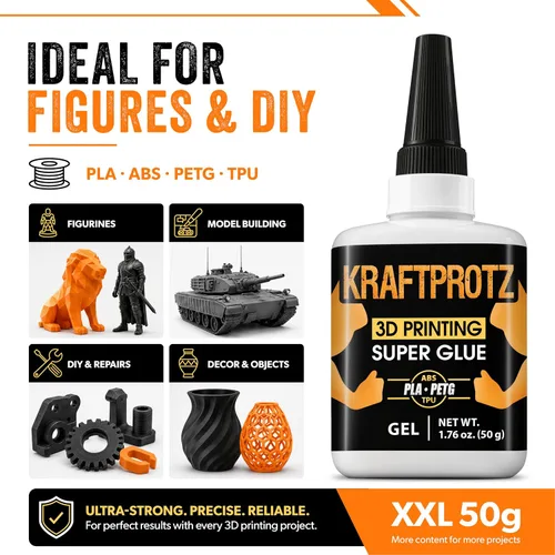 Vista 8 de Gel de pegamento de impresión 3D de 1.75 oz - PLA ABS PETG TPU adhesivo instantáneo