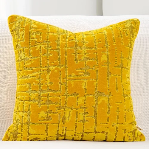 Vista 11 de Funda de cojín Alerfa, cuadrada de 18 x 18 pulgadas, a cuadros, a rayas, bordada, de terciopelo, funda de cojín de lujo moderna para sofá, sala