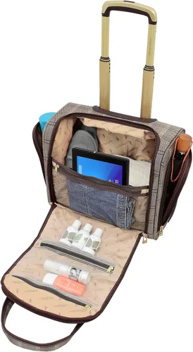 Vista 10 de LONDON FOG Brentwood II - Juego de 4 piezas con bolsa de asiento capuchino Capuccino London Fog Brentwood II - Juego de 4 piezas con bolsa debajo