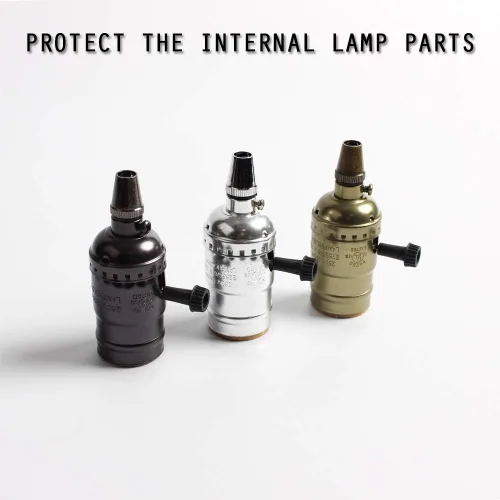 Vista 7 de 20 unidades de cable de metal retro, conector de iluminación colgante, cable roscado de aluminio para iluminación hecha a mano, lámparas, colgantes