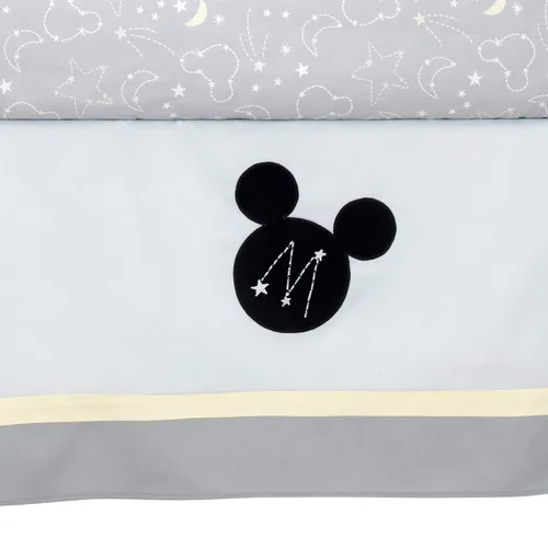 Vista 8 de Lambs & Ivy Mickey Mouse - Juego de ropa de cama para cuna, 4 piezas