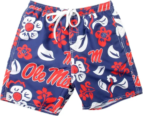Vista 62 de Wes and Willy NCAA Traje de baño floral para hombre