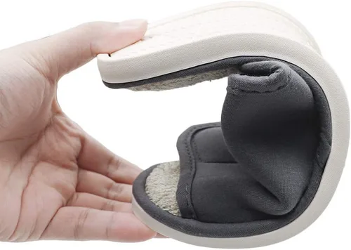Vista 6 de Zapatos diabéticos para mujer, ligeros, de ancho ancho, con cierres ajustables para edema diabético, fascitis plantar, juanetes, artritis, pies